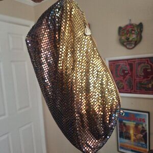 Vintage 1984 Whiting and Davis Rare Two Toned Gradient Mesh Purse/Clutch